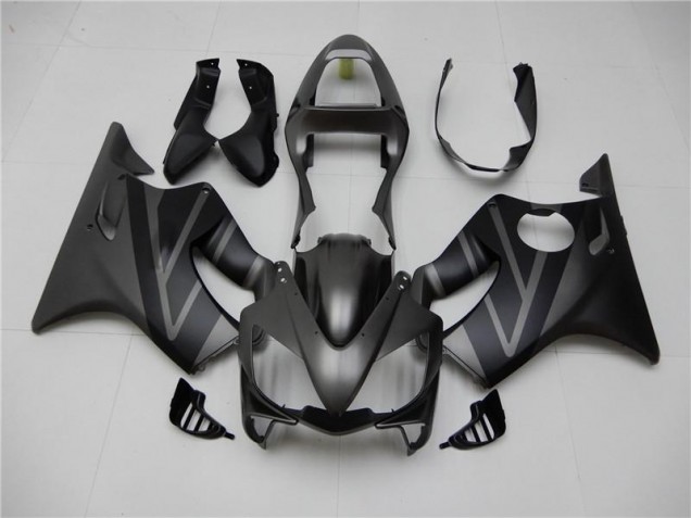 Noir Mat Gris Carénage Moto Honda CBR 600 F4i 2001-2003 Noir Mat Gris Carénage Moto Honda CBR 600 F4i 2001-2003