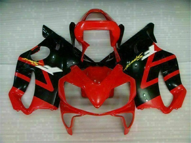 Rouge Noir Kit Carénages Motos Honda CBR 600 F4i 2001-2003 Rouge Noir Kit Carénages Motos Honda CBR 600 F4i 2001-2003