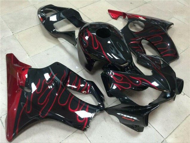 Rouge Flamme Carénage Moto Honda CBR 600 F4i 2001-2003 Rouge Flamme Carénage Moto Honda CBR 600 F4i 2001-2003
