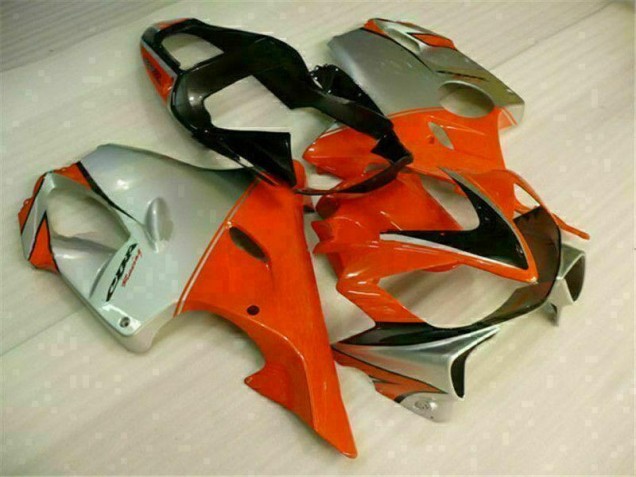 Rouge Argent Kit Carénages Motos Complet Honda CBR 600 F4i 2001-2003 Rouge Argent Kit Carénages Motos Complet Honda CBR 600 F4i 2001-2003