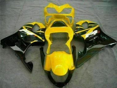 Jaune Noir Carénage Moto Honda CBR 600 F4i 2001-2003