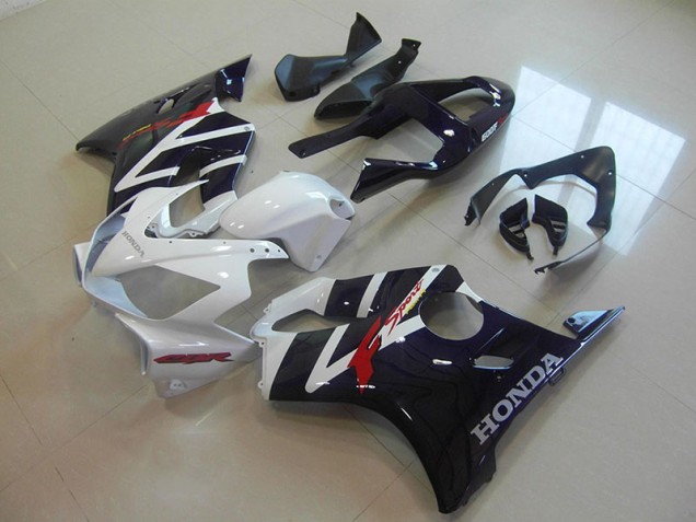 Noir Blanc F Sport Carénage Moto Honda CBR 600 F4i 2001-2003 Noir Blanc F Sport Carénage Moto Honda CBR 600 F4i 2001-2003