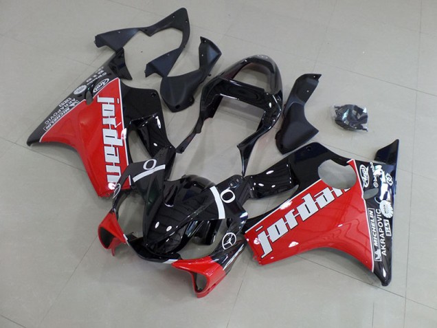 Rouge Jordan Carénage Moto Honda CBR 600 F4i 2001-2003 Rouge Jordan Carénage Moto Honda CBR 600 F4i 2001-2003