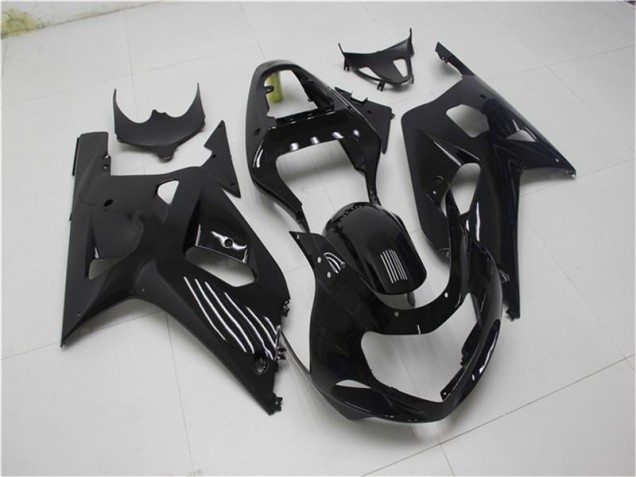 Noir Kit Carénages Motos Complet Suzuki GSXR 600 / 750 K1 K2 K3 2001-2003