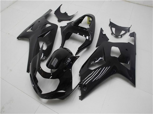Noir Kit Carénages Motos Complet Suzuki GSXR 600 / 750 K1 K2 K3 2001-2003