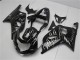 Noir Blanc Flamme Carénage Moto Suzuki GSXR 600 / 750 K1 K2 K3 2001-2003 Noir Blanc Flamme Carénage Moto Suzuki GSXR 600 / 750 K1 K2 K3 2001-2003