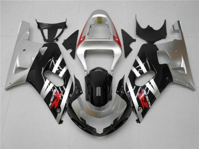 Argent Carénage Moto Suzuki GSXR 600 / 750 K1 K2 K3 2001-2003 Argent Carénage Moto Suzuki GSXR 600 / 750 K1 K2 K3 2001-2003