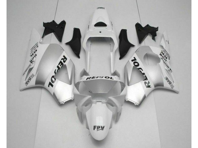 Blanc Argent Noir Repsol Carénage Moto Honda CBR 900 RR 954RR 2002-2003 Blanc Argent Noir Repsol Carénage Moto Honda CBR 900 RR 954RR 2002-2003