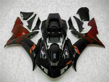 Noir Carénages ABS Yamaha R1 2002-2003