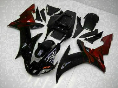 Noir Carenages Moto & Carrosserie Yamaha R1 2002-2003