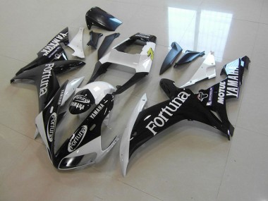 Noir Argent Carénages Moto Yamaha R1 2002-2003