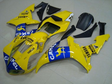 Bleu Jaune Carénage Moto Yamaha R1 2002-2003