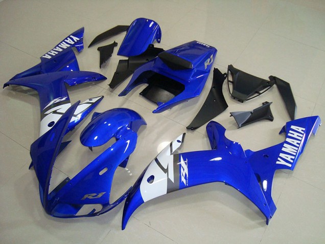Blanc Bleu Carénage Moto Yamaha R1 2002-2003