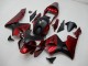Rouge Noir Carrosserie Moto Honda CBR 600 RR 2003-2004 Rouge Noir Carrosserie Moto Honda CBR 600 RR 2003-2004