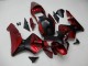 Rouge Noir Carrosserie Moto Honda CBR 600 RR 2003-2004 Rouge Noir Carrosserie Moto Honda CBR 600 RR 2003-2004