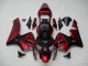 Rouge Noir Carrosserie Moto Honda CBR 600 RR 2003-2004 Rouge Noir Carrosserie Moto Honda CBR 600 RR 2003-2004