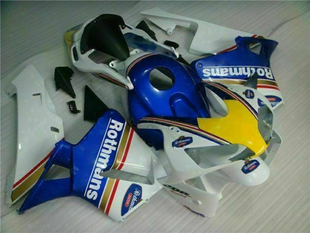 Bleu Blanc Rothmans Carénage Moto Honda CBR 600 RR 2003-2004 Bleu Blanc Rothmans Carénage Moto Honda CBR 600 RR 2003-2004