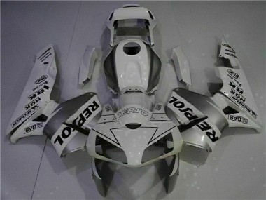 Blanc Repsol Carénage Moto Honda CBR 600 RR 2003-2004