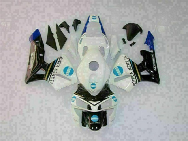 Blanc Noir Carrosserie Moto Honda CBR 600 RR 2003-2004 Blanc Noir Carrosserie Moto Honda CBR 600 RR 2003-2004