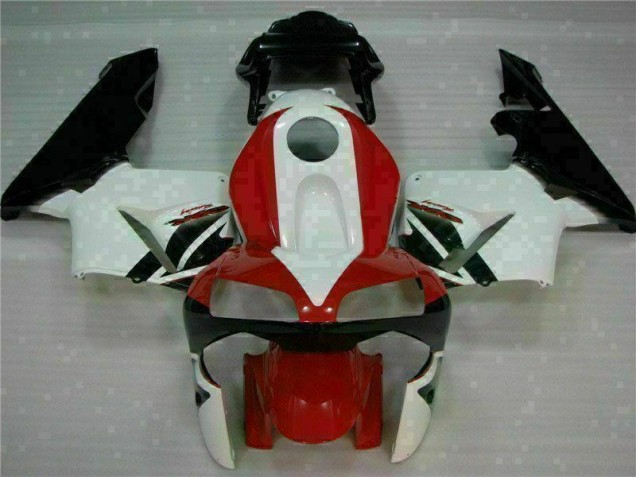 Rouge Blanc Carénage Moto Honda CBR 600 RR 2003-2004 Rouge Blanc Carénage Moto Honda CBR 600 RR 2003-2004