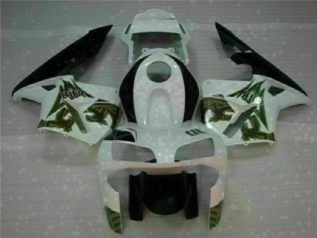 Blanc Carénage Moto ABS Complet Honda CBR 600 RR 2003-2004 Blanc Carénage Moto ABS Complet Honda CBR 600 RR 2003-2004