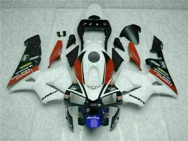 Blanc Bleu Carénage Moto Honda CBR 600 RR 2003-2004 Blanc Bleu Carénage Moto Honda CBR 600 RR 2003-2004