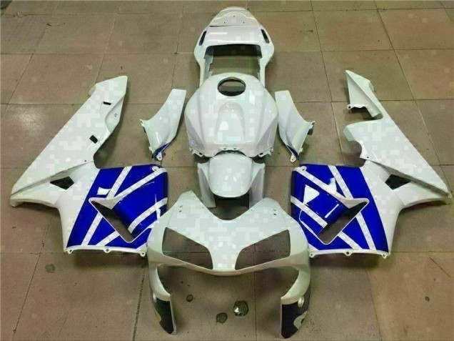 Blanc Bleu Carénages Moto Honda CBR 600 RR 2003-2004 Blanc Bleu Carénages Moto Honda CBR 600 RR 2003-2004