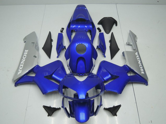 Bleu Argent Carénage Moto Honda CBR 600 RR 2003-2004 Bleu Argent Carénage Moto Honda CBR 600 RR 2003-2004