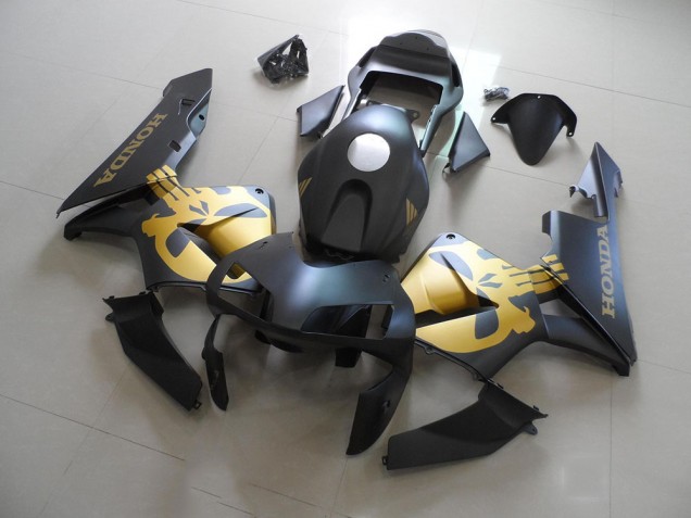 Noir Or Décalque Carénage Moto Honda CBR 600 RR 2003-2004 Noir Or Décalque Carénage Moto Honda CBR 600 RR 2003-2004