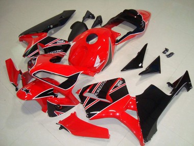 Rouge Noir Kit Carénages Motos & Plastique Honda CBR 600 RR 2003-2004
