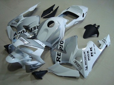 Repsol Blanc Argent Carénage Moto Honda CBR 600 RR 2003-2004