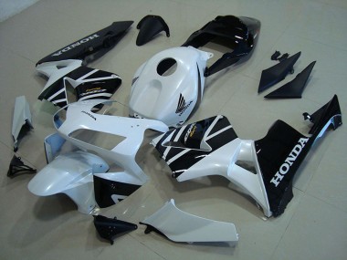 Blanc Noir Carénages Moto Honda CBR 600 RR 2003-2004