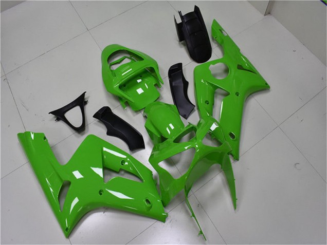 Vert Carénages Moto Kawasaki ZX6R 2003-2004 Vert Carénages Moto Kawasaki ZX6R 2003-2004