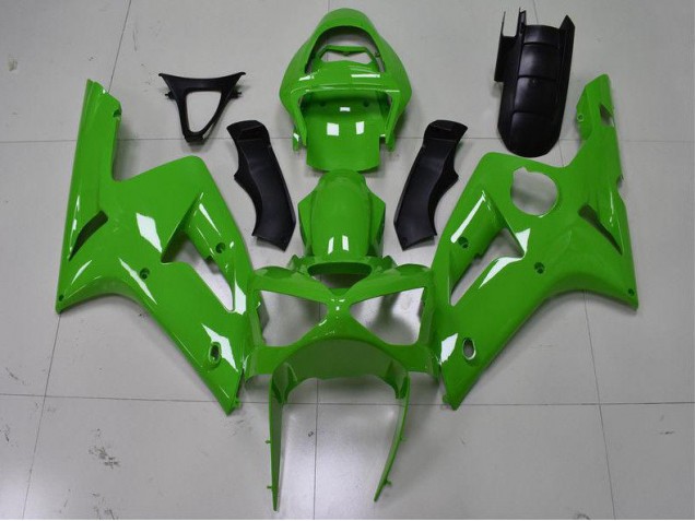 Vert Carénages Moto Kawasaki ZX6R 2003-2004 Vert Carénages Moto Kawasaki ZX6R 2003-2004