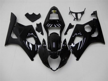 Noir Brillant Kit Carénages Motos Complet Suzuki GSXR 1000 K3 2003-2004