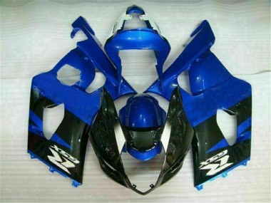Bleu Noir Carénage Moto Suzuki GSXR 1000 K3 2003-2004