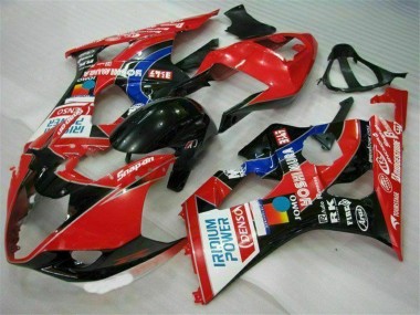 Rouge Carénages Moto Suzuki GSXR 1000 K3 2003-2004