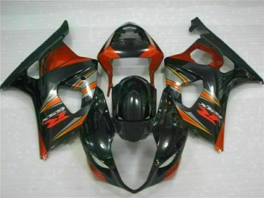 Noir Kit Carénages Motos Suzuki GSXR 1000 K3 2003-2004