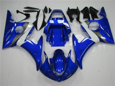 Bleu Blanc Carrosserie Moto Yamaha R6 2003-2005