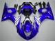 Bleu Blanc Kit Carénages Motos Complet Yamaha R6 2003-2005