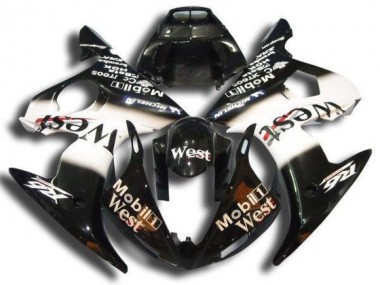 Noir Mobil West Carénage Moto Yamaha R6 2003-2005