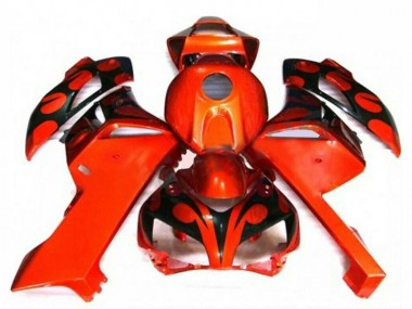 Orange Noir Carénages Moto Honda CBR 1000 RR 2004-2005