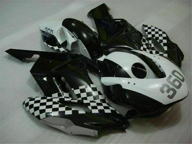 Blanc Noir Carénages Moto Honda CBR 1000 RR 2004-2005 Blanc Noir Carénages Moto Honda CBR 1000 RR 2004-2005