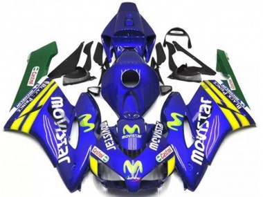 Bleu Carénage Moto Honda CBR 1000 RR 2004-2005