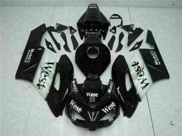Noir West Carénage Moto Honda CBR 1000 RR 2004-2005 Noir West Carénage Moto Honda CBR 1000 RR 2004-2005