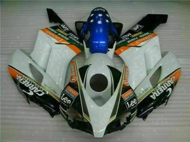 Blanc Bleu Carénage Moto Honda CBR 1000 RR 2004-2005