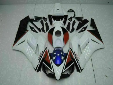 Blanc Noir Kit Carénages Motos Complet Honda CBR 1000 RR 2004-2005