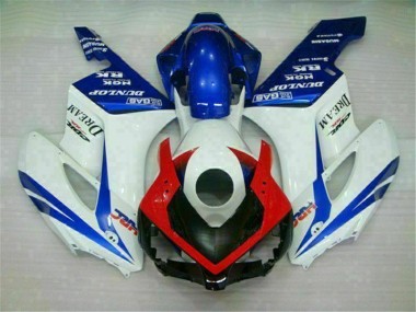Bleu Blanc Carénages Moto Honda CBR 1000 RR 2004-2005