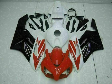 Rouge Blanc Carénages Moto Honda CBR 1000 RR 2004-2005