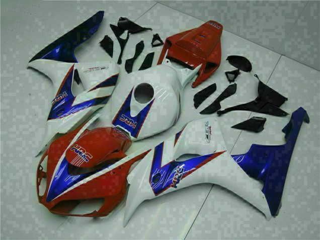 Rouge Blanc Carénage Moto Honda CBR 1000 RR 2004-2005 Rouge Blanc Carénage Moto Honda CBR 1000 RR 2004-2005